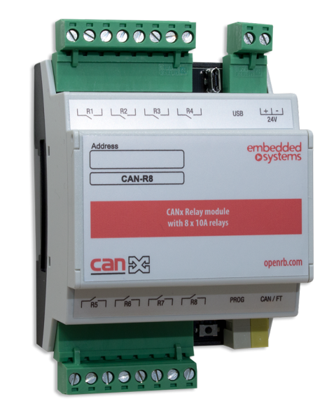 CANx 8 x 10A Relays